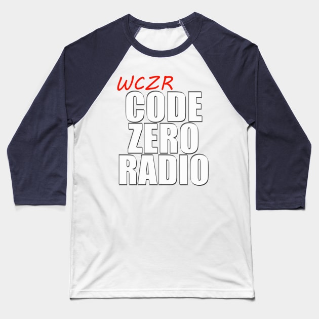Plain and Simple Baseball T-Shirt by Code Zero Radio